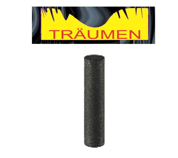 black rubber polisher, black rubber cylinder, traumen, Bkr06